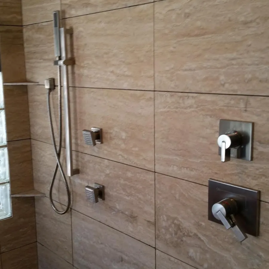 Shower fixture installation for Water Heater Replacement in Pittsburgh